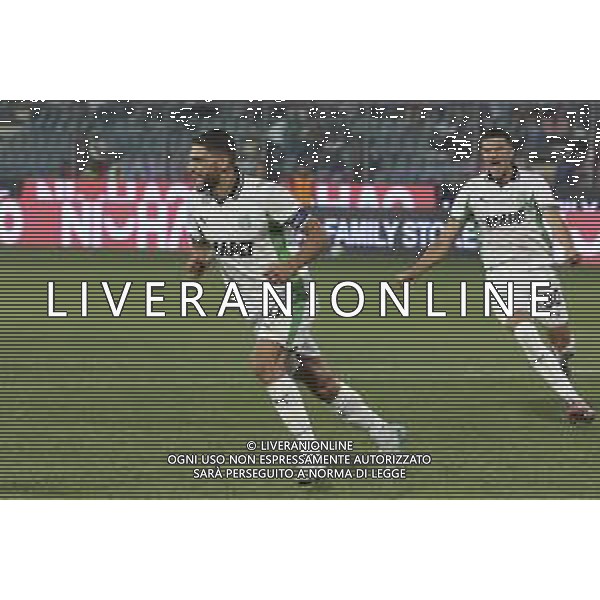 Domenico Berardi of US Sassuolo celebrates after scoring goal on penalty during US Cremonese vs US Sassuolo, 2° Serie A Enilive 2025-26 game at Renato Zini stadium in Cremona (CR), Italy, on August 28, 2025. (Photo by Davide Casentini) AG ALDO LIVERANI SAS