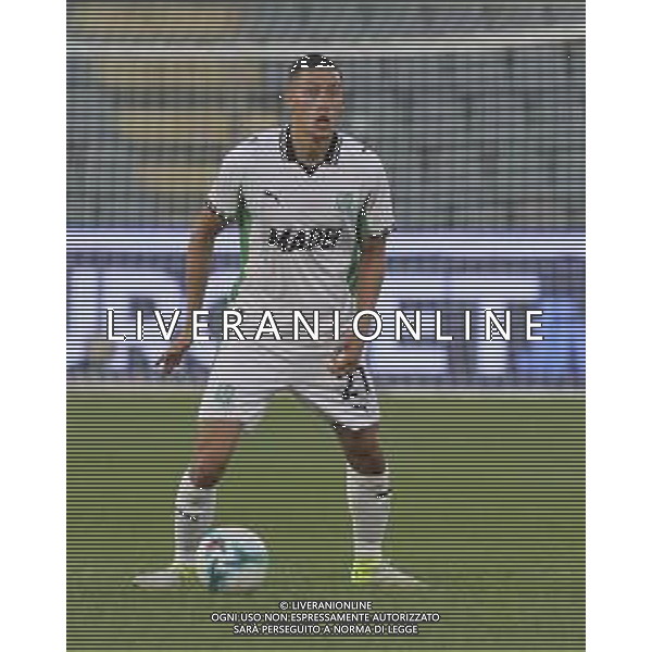 Jay Noah Idzes of US Sassuolo. play the ball during US Cremonese vs US Sassuolo, 2° Serie A Enilive 2025-26 game at Renato Zini stadium in Cremona (CR), Italy, on August 28, 2025. (Photo by Davide Casentini) AG ALDO LIVERANI SAS