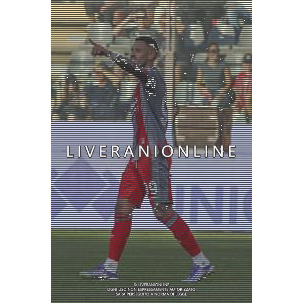 Arnaldo Antonio Sanabria Ayala "T.Sanabria" of US Cremonese celebrates after scoring during US Cremonese vs US Sassuolo, 2° Serie A Enilive 2025-26 game at Renato Zini stadium in Cremona (CR), Italy, on August 28, 2025. (Photo by Davide Casentini) AG ALDO LIVERANI SAS
