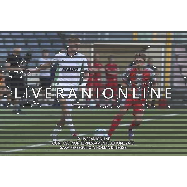 Josh Thomas Doig of US Sassuolo play the ball during US Cremonese vs US Sassuolo, 2° Serie A Enilive 2025-26 game at Renato Zini stadium in Cremona (CR), Italy, on August 28, 2025. (Photo by Davide Casentini) AG ALDO LIVERANI SAS