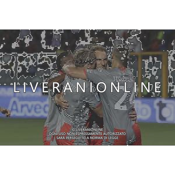 Manuel De Luca of US Cremonese celebrates after scoring penalty during US Cremonese vs US Sassuolo, 2° Serie A Enilive 2025-26 game at Renato Zini stadium in Cremona (CR), Italy, on August 28, 2025. (Photo by Davide Casentini) AG ALDO LIVERANI SAS