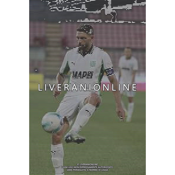 Domenico Berardi of US Sassuolo play the ball during US Cremonese vs US Sassuolo, 2° Serie A Enilive 2025-26 game at Renato Zini stadium in Cremona (CR), Italy, on August 28, 2025. (Photo by Davide Casentini) AG ALDO LIVERANI SAS