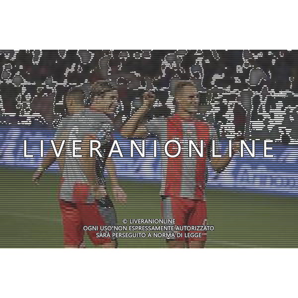 Manuel De Luca of US Cremonese celebrates after scoring penalty during US Cremonese vs US Sassuolo, 2° Serie A Enilive 2025-26 game at Renato Zini stadium in Cremona (CR), Italy, on August 28, 2025. (Photo by Davide Casentini) AG ALDO LIVERANI SAS