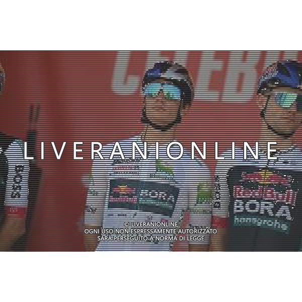 30-08-2025 Vuelta A Espana; Tappa 08 Monzon Templario - Zaragoza; 2025, Red Bull - Bora Hansgrohe; Pellizzari, Giulio; Monzon Templario; FOTO STEFANO SIROTTI-AG ALDO LIVERANI SAS