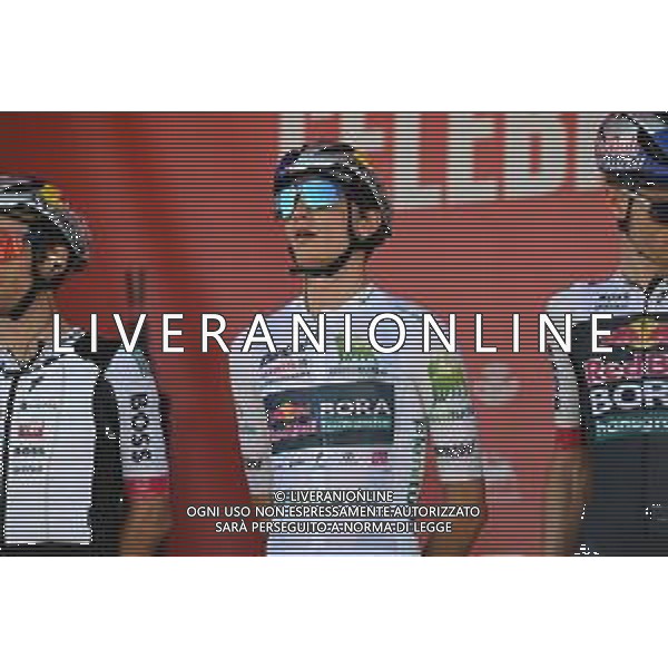 30-08-2025 Vuelta A Espana; Tappa 08 Monzon Templario - Zaragoza; 2025, Red Bull - Bora Hansgrohe; Pellizzari, Giulio; Monzon Templario; FOTO STEFANO SIROTTI-AG ALDO LIVERANI SAS