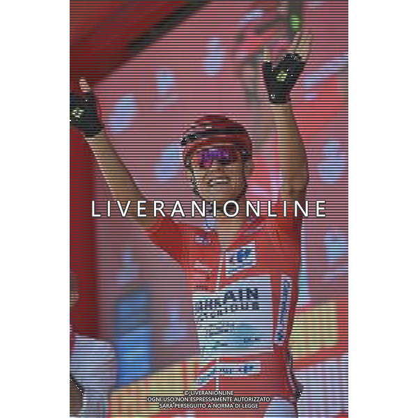 30-08-2025 Vuelta A Espana; Tappa 08 Monzon Templario - Zaragoza; 2025, Bahrain - Victorious; Traeen, Torstein; Monzon Templario; FOTO STEFANO SIROTTI-AG ALDO LIVERANI SAS