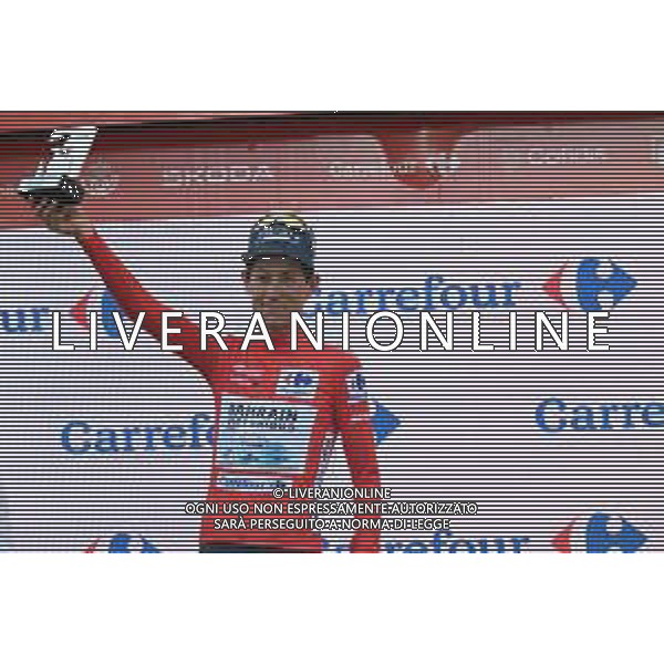 30-08-2025 Vuelta A Espana; Tappa 08 Monzon Templario - Zaragoza; 2025, Bahrain - Victorious; Traeen, Torstein; Zaragoza; FOTO STEFANO SIROOTTI-AG ALDO LIVERANI SAS