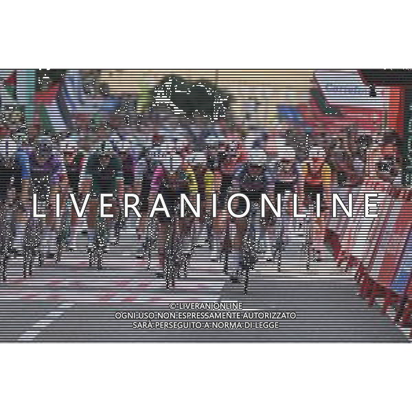 30-08-2025 Vuelta A Espana; Tappa 08 Monzon Templario - Zaragoza; 2025, Alpecin - Deceuninck; 2025, Lotto; Philipsen, Jasper; Viviani, Elia; Zaragoza; FOTO STEFANO SIROOTTI-AG ALDO LIVERANI SAS