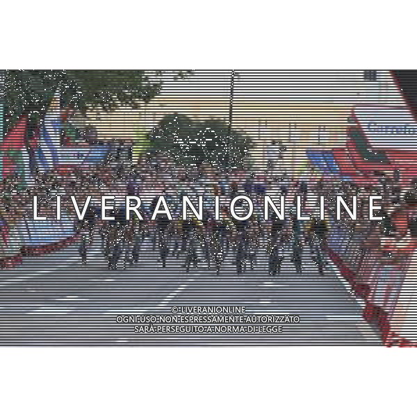 30-08-2025 Vuelta A Espana; Tappa 08 Monzon Templario - Zaragoza; 2025, Alpecin - Deceuninck; 2025, Lotto; Philipsen, Jasper; Viviani, Elia; Zaragoza; FOTO STEFANO SIROOTTI-AG ALDO LIVERANI SAS