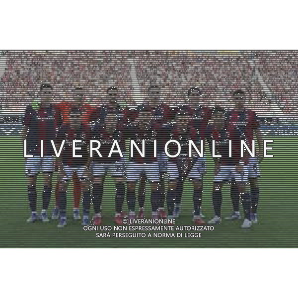 Bologna team photo during Bologna FC vs Como FC, 2° Serie A Enilive 2025-26 game at Renato Dall\'Ara stadium in Bologna (BO), Italy, on August 30, 2025. (Photo by Davide Casentini) AG ALDO LIVERANI SAS