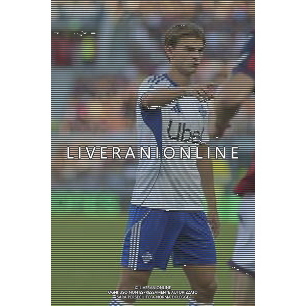 Nicolas Paz Martinez "Nico Paz" of Como 1907 during Bologna FC vs Como FC, 2° Serie A Enilive 2025-26 game at Renato Dall\'Ara stadium in Bologna (BO), Italy, on August 30, 2025. (Photo by Davide Casentini) AG ALDO LIVERANI SAS