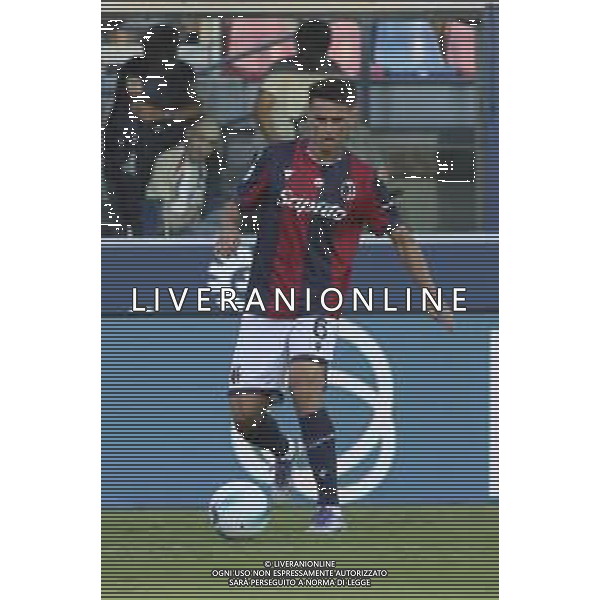 Nikola Moro of Bologna FC play the ball during Bologna FC vs Como FC, 2° Serie A Enilive 2025-26 game at Renato Dall\'Ara stadium in Bologna (BO), Italy, on August 30, 2025. (Photo by Davide Casentini) AG ALDO LIVERANI SAS