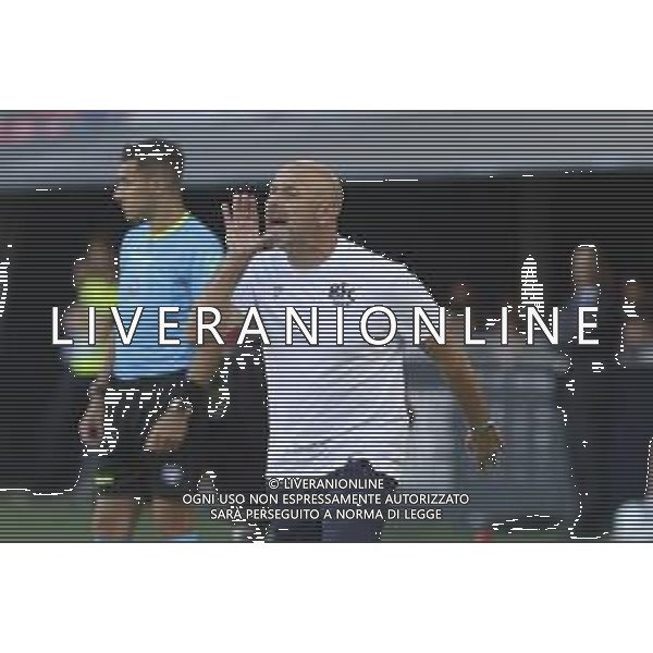 Vincenzo Italiano Head Coach of Bologna FC gestures during Bologna FC vs Como FC, 2° Serie A Enilive 2025-26 game at Renato Dall\'Ara stadium in Bologna (BO), Italy, on August 30, 2025. (Photo by Davide Casentini) AG ALDO LIVERANI SAS