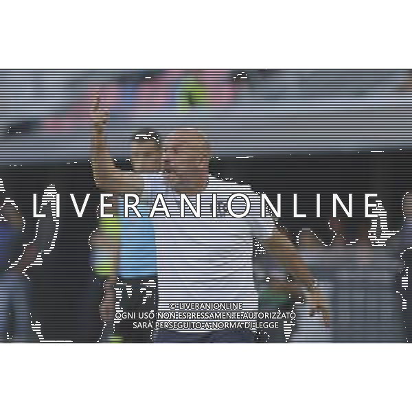 Vincenzo Italiano Head Coach of Bologna FC gestures during Bologna FC vs Como FC, 2° Serie A Enilive 2025-26 game at Renato Dall\'Ara stadium in Bologna (BO), Italy, on August 30, 2025. (Photo by Davide Casentini) AG ALDO LIVERANI SAS