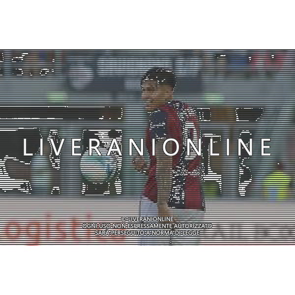 Santiago Thomas Castro of Bologna FC smile during Bologna FC vs Como FC, 2° Serie A Enilive 2025-26 game at Renato Dall\'Ara stadium in Bologna (BO), Italy, on August 30, 2025. (Photo by Davide Casentini) AG ALDO LIVERANI SAS