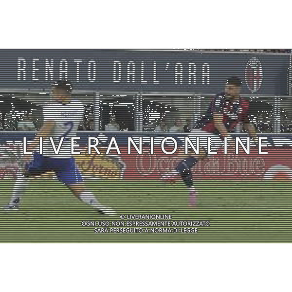 Riccardo Orsolini of Bologna FC. scores a goal during Bologna FC vs Como FC, 2° Serie A Enilive 2025-26 game at Renato Dall\'Ara stadium in Bologna (BO), Italy, on August 30, 2025. (Photo by Davide Casentini) ag aldo liverani sas