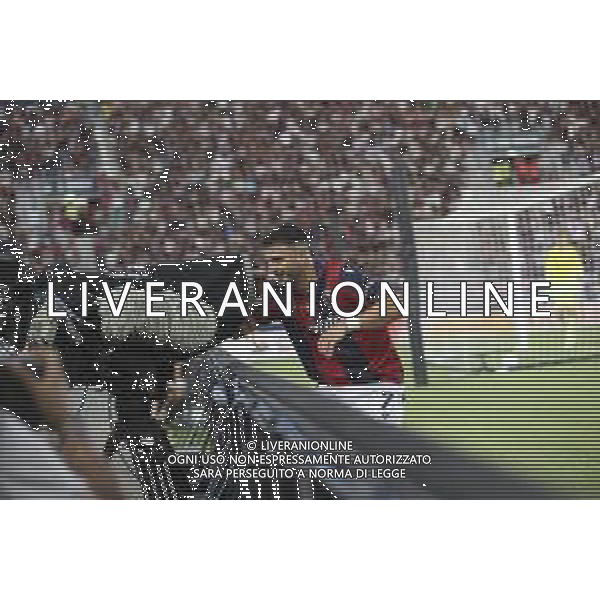 Riccardo Orsolini of Bologna FC. celebrates after scoring during Bologna FC vs Como FC, 2° Serie A Enilive 2025-26 game at Renato Dall\'Ara stadium in Bologna (BO), Italy, on August 30, 2025. (Photo by Davide Casentini) ag aldo liverani sas