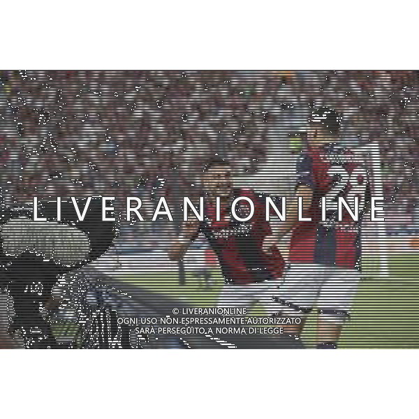 Riccardo Orsolini of Bologna FC. celebrates after scoring during Bologna FC vs Como FC, 2° Serie A Enilive 2025-26 game at Renato Dall\'Ara stadium in Bologna (BO), Italy, on August 30, 2025. (Photo by Davide Casentini) ag aldo liverani sas