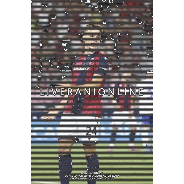 Thijs Jacco Jan Dallinga of Bologna FC during Bologna FC vs Como FC, 2° Serie A Enilive 2025-26 game at Renato Dall\'Ara stadium in Bologna (BO), Italy, on August 30, 2025. (Photo by Davide Casentini) AG ALDO LIVERANI SAS