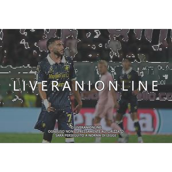 Farès Ghedjemis (Frosinone Calcio) in azione durante Palermo FC vs Frosinone Calcio Serie B 25/26 presso lo stadio Renzo Barbera di Palermo il 30/08/25 ©FEDERICO SERRA - AGENZIA ALDO LIVERANI SAS