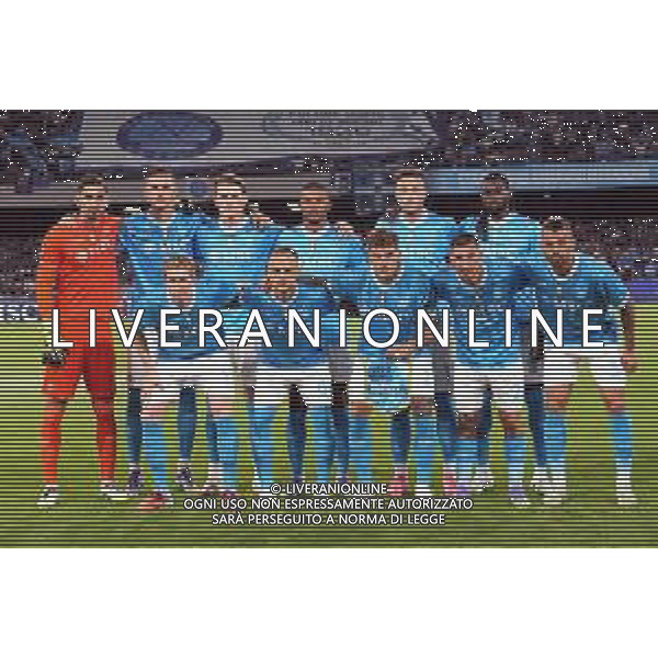 TVPM Napoli, Cagliari Nella foto: Formazione Squadra Napoli Foto Mosca, Ag.Liverani- AGENZIA ALDO LIVERANI SAS - NAPOLI - CAGLIARI CAMPIONATO CALCIO SERIE A 30.08.2025