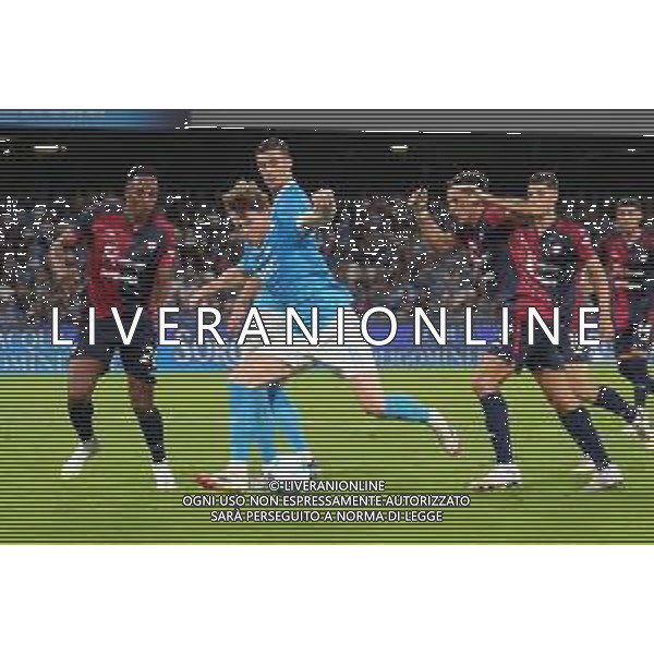 TVPM Napoli, Cagliari Nella foto: Scott Francis Mctominay, Yerry Mina Foto Mosca, Ag.Liverani- AGENZIA ALDO LIVERANI SAS - NAPOLI - CAGLIARI CAMPIONATO CALCIO SERIE A 30.08.2025