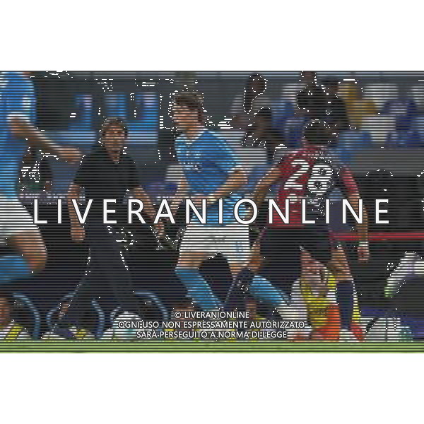 TVPM Napoli, Cagliari Nella foto: Scott Francis Mctominay, Gabriele Zappa Foto Mosca, Ag.Liverani- AGENZIA ALDO LIVERANI SAS - NAPOLI - CAGLIARI CAMPIONATO CALCIO SERIE A 30.08.2025