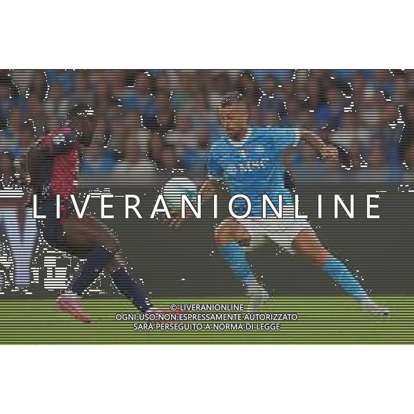 TVPM Napoli, Cagliari Nella foto: Leonardo Spinazzola Foto Mosca, Ag.Liverani- AGENZIA ALDO LIVERANI SAS - NAPOLI - CAGLIARI CAMPIONATO CALCIO SERIE A 30.08.2025