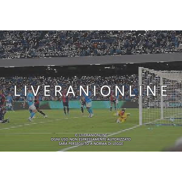 TVPM Napoli, Cagliari Nella foto: gol Frank Anguissa Foto Mosca, Ag.Liverani- AGENZIA ALDO LIVERANI SAS -NAPOLI - CAGLIARI - CAMPIONATO CALCIO SERIE A 30.08.2025