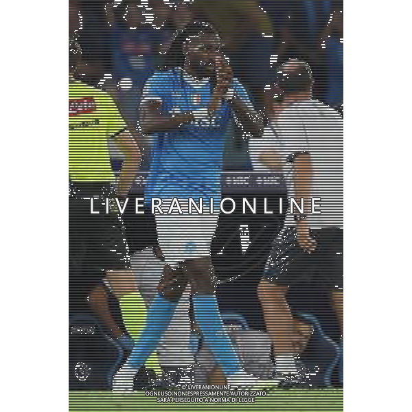 TVPM Napoli, Cagliari Nella foto: esultanza Frank Anguissa Foto Mosca, Ag.Liverani- AGENZIA ALDO LIVERANI SAS -NAPOLI - CAGLIARI - CAMPIONATO CALCIO SERIE A 30.08.2025