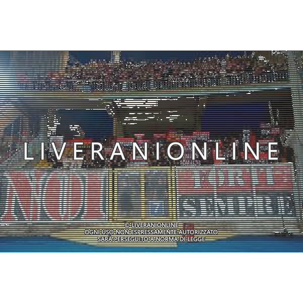 TVEM September 29, 2025 Lecce, Italy - US Lecce vs AC Milan - Italian soccer serie A 2024/25 - Via Del Mare Stadium. In the pic: Supporters of AC Milan foto emmanuele mastrodonato-ag aldo liverani sas