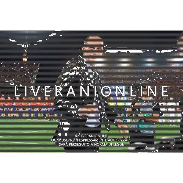 TVEM September 29, 2025 Lecce, Italy - US Lecce vs AC Milan - Italian soccer serie A 2024/25 - Via Del Mare Stadium. In the pic: coach Massimiliano Allegri of AC Milan foto emmanuele mastrodonato-ag aldo liverani sas
