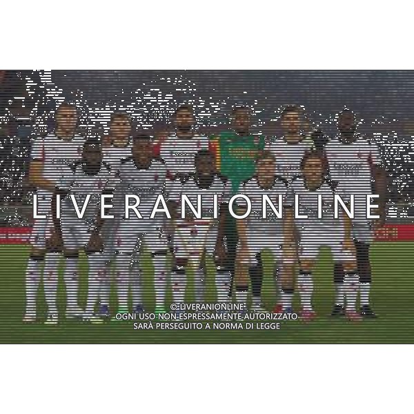 TVEM September 29, 2025 Lecce, Italy - US Lecce vs AC Milan - Italian soccer serie A 2024/25 - Via Del Mare Stadium. In the pic: AC Milan eam line up foto emmanuele mastrodonato-ag aldo liverani sas