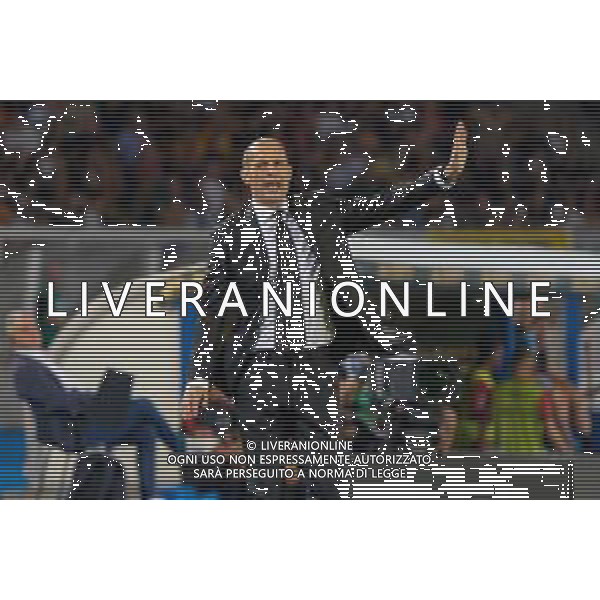 TVEM September 29, 2025 Lecce, Italy - US Lecce vs AC Milan - Italian soccer serie A 2024/25 - Via Del Mare Stadium. In the pic: coach Massimiliano Allegri of AC Milan foto emmanuele mastrodonato-ag aldo liverani sas
