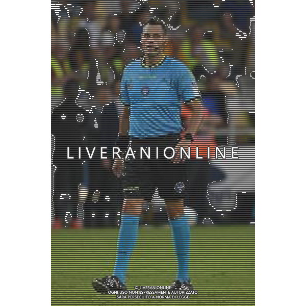 TVRG Parma vs Atalanta nella foto l\'arbitro Marco Guida di Torre Annunziata (NA) Parma 30-08-2025 Stadio Ennio Tardini Parma vs Atalanta Campionato Serie A Enilive - 2a giornata foto Roberto Garavaglia/Agenzia Aldo Liverani sas