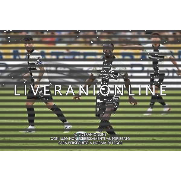 TVRG Parma vs Atalanta nella foto Lamine Mandela Keita (Parma) e sulla SX Enrico Delprato (Parma) Parma 30-08-2025 Stadio Ennio Tardini Parma vs Atalanta Campionato Serie A Enilive - 2a giornata foto Roberto Garavaglia/Agenzia Aldo Liverani sas