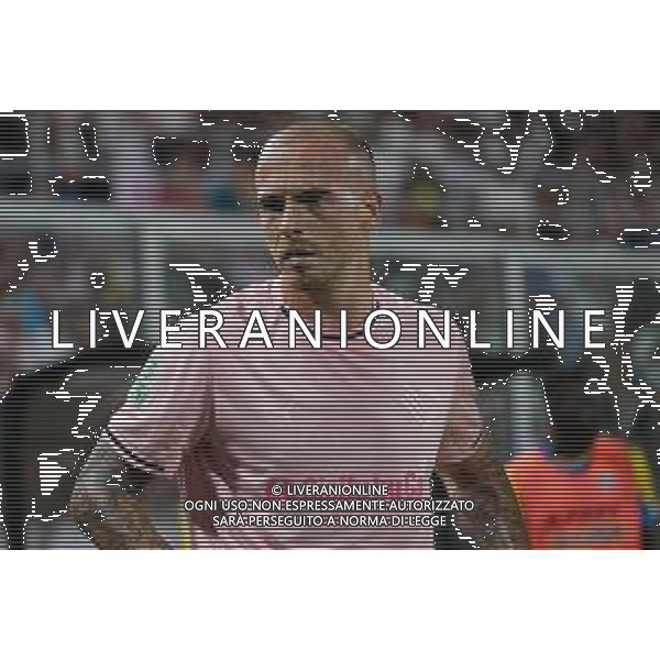 Antonio Palumbo (Palermo FC) in azione durante Palermo FC vs Frosinone Calcio Serie B 25/26 presso lo stadio Renzo Barbera di Palermo il 30/08/25 ©Federico Serra - AGENZIA ALDO LIVERANI SAS -TVFS Palermo vs Frosinone Campionato Calcio Serie B 30.08.2025
