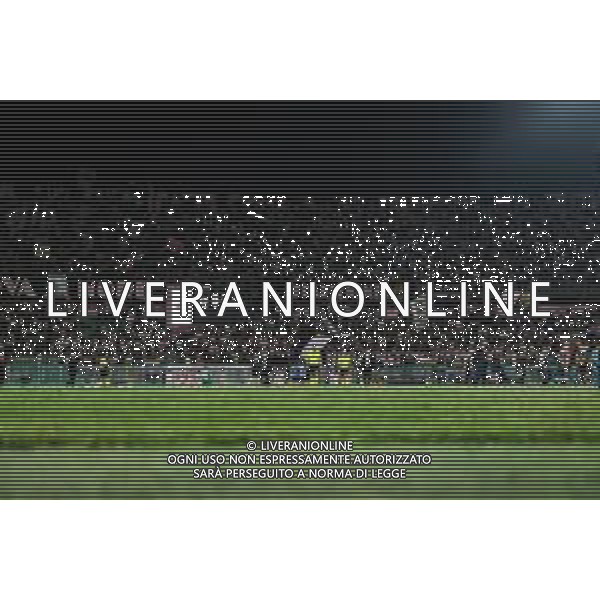 Tabellone risultato finale 0-0 tifosi Palermo FC vs Frosinone Calcio Serie B 25/26 presso lo stadio Renzo Barbera di Palermo il 30/08/25 ©Federico Serra - AGENZIA ALDO LIVERANI SAS -TVFS Palermo vs Frosinone Campionato Calcio Serie B 30.08.2025
