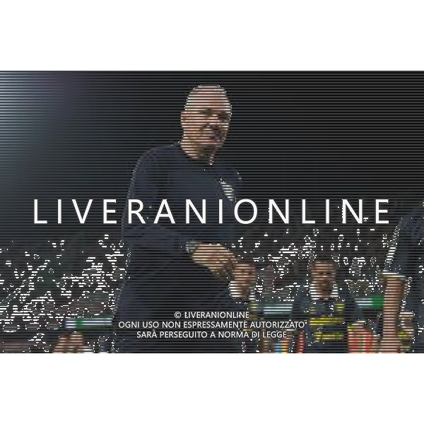 Massimiliano Alvini (Frosinone Calcio) durante Palermo FC vs Frosinone Calcio Serie B 25/26 presso lo stadio Renzo Barbera di Palermo il 30/08/25 ©Federico Serra - AGENZIA ALDO LIVERANI SAS -TVFS Palermo vs Frosinone Campionato Calcio Serie B 30.08.2025