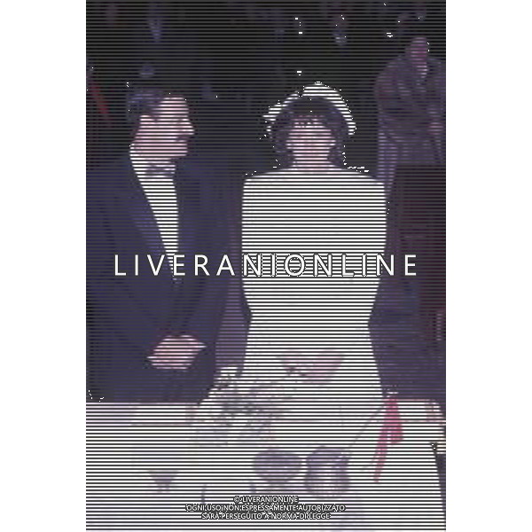 COL-RETROSPETTIVA SARA SIMEONI ATLETA SALTO IN ALTO NELLA FOTO SARA SIMEONI NELL\'ANNO 1987 AL MATRIMONIO CON IL MARITO ERMINIO AZZARO AG ALDO LIVERANI SAS 