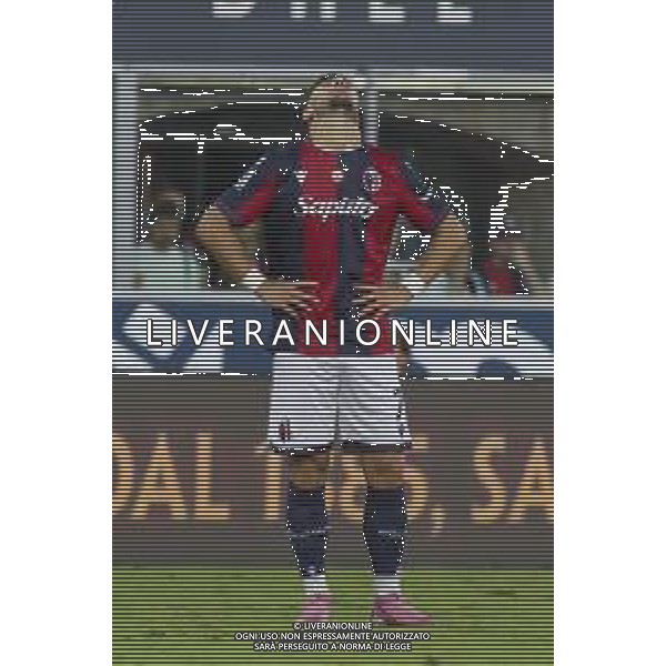 Riccardo Orsolini of Bologna FC. expresses disappointment during Bologna FC vs Como FC, 2° Serie A Enilive 2025-26 game at Renato Dall\'Ara stadium in Bologna (BO), Italy, on August 30, 2025. (Photo by Davide Casentini)- AGENZIA ALDO LIVERANI SAS