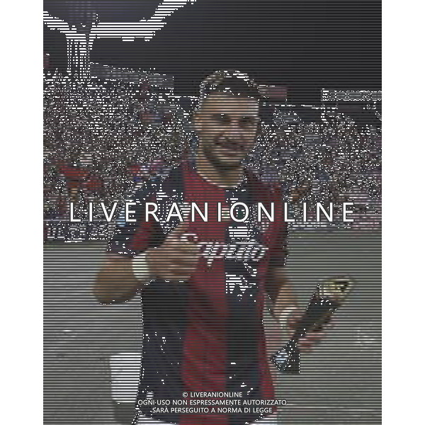 Riccardo Orsolini of Bologna FC best player of the match during Bologna FC vs Como FC, 2° Serie A Enilive 2025-26 game at Renato Dall\'Ara stadium in Bologna (BO), Italy, on August 30, 2025. (Photo by Davide Casentini)- AGENZIA ALDO LIVERANI SAS