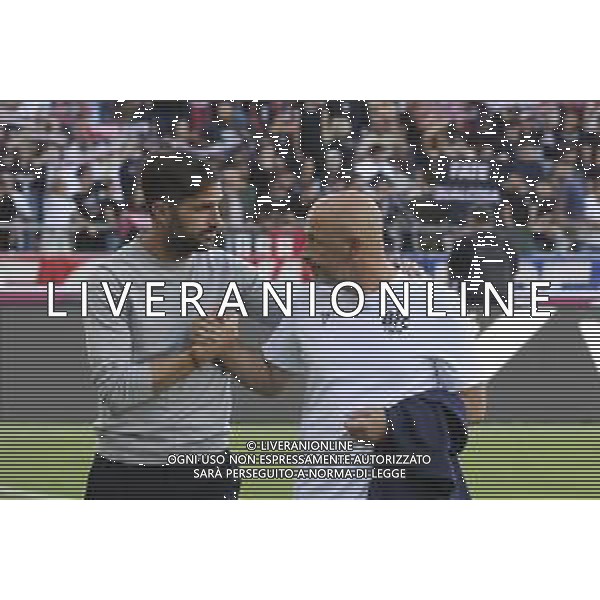 Cesc Fabregas Head Coach of Como 1907 and Vincenzo Italiano Head Coach of Bologna FC during Bologna FC vs Como FC, 2° Serie A Enilive 2025-26 game at Renato Dall\'Ara stadium in Bologna (BO), Italy, on August 30, 2025. (Photo by Davide Casentini)- AGENZIA ALDO LIVERANI SAS