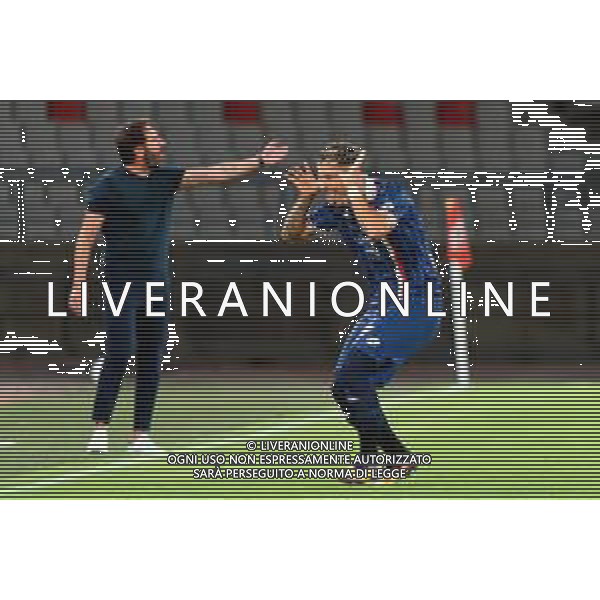 TVEM August 31, 2025 Bari, Italy - SSC Bari vs AC Monza - Italian Soccer Serie B 2025/2026 - San Nicola Stadium. In the pic: Dany Mota of AC Monza celebrates after scoring a goal foto emmanuele mastrodonato-ag aldo liverani sas
