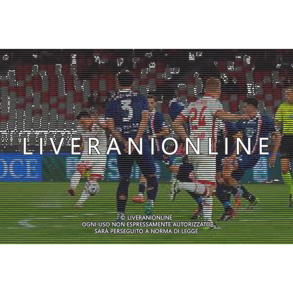 TVEM 31-08-2025 Bari, Italy - bari-monza - San Nicola Stadium- San Nicola Stadium. In the pic: Gabriele Moncini of SSC Bari scores a goal of 1-1 foto emmanuele mastrodonato-ag aldo liverani sas