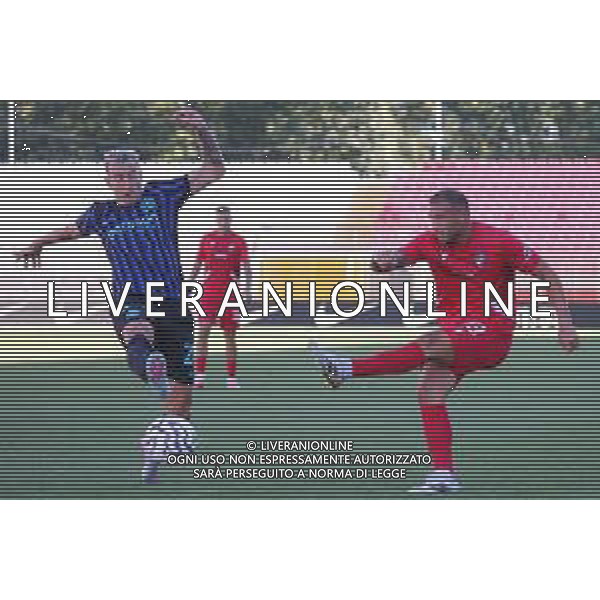 TVRCOR – Inter U23 vs Pro Patria – 2a giornata Campionato Calcio Serie C Lega Pro – Monza (MB) 31-08-2025 U-Power Stadium nella foto Antonino La Gumina e Christian Dimarco FOTO ROBERTA CORRADIN-AG ALDO LIVERANI SAS