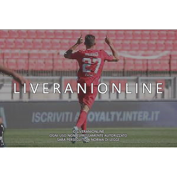 TVRCOR – Inter U23 vs Pro Patria – 2a giornata Campionato Calcio Serie C Lega Pro – Monza (MB) 31-08-2025 U-Power Stadium nella foto esultanza dopo il goal della Pro Patria di Luca Giudici FOTO ROBERTA CORRADIN-AG ALDO LIVERANI SAS