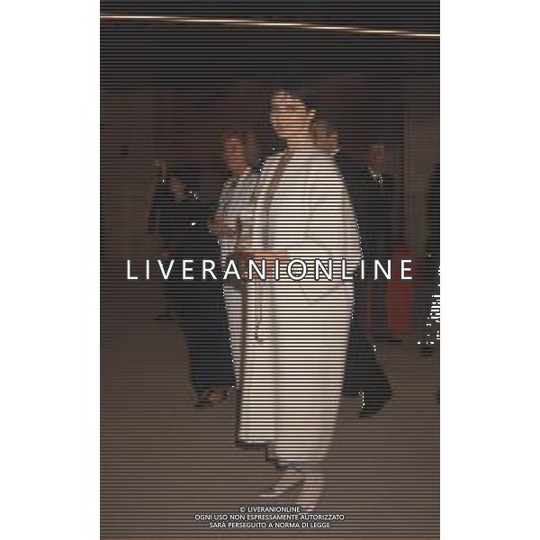 DIAP-RETROSPETTIVA ISABELLA ROSSELLINI ATTRICE NELLA FOTO ISABELLA ROSSELLINI A CANNES NELL\'ANNO 1990 AG ALDO LIVERANI SAS