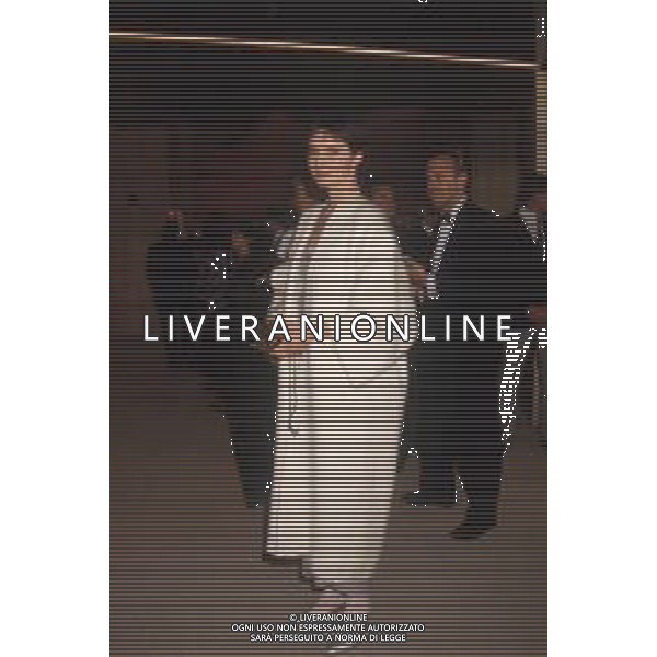 DIAP-RETROSPETTIVA ISABELLA ROSSELLINI ATTRICE NELLA FOTO ISABELLA ROSSELLINI A CANNES NELL\'ANNO 1990 AG ALDO LIVERANI SAS