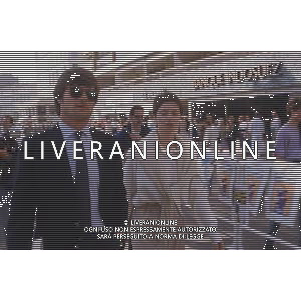 DIAP-RETROSPETTIVA ISABELLA ROSSELLINI ATTRICE NELLA FOTO ISABELLA ROSSELLINI A CANNES NELL\'ANNO 1990 AG ALDO LIVERANI SAS